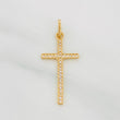 Dije Cruz 1.1g / 1 1/4 in Oro Amarillo 18K