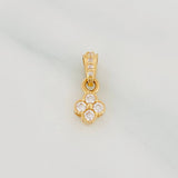 Dije Flor 0.75g / 1/2 in Oro Amarillo 18K