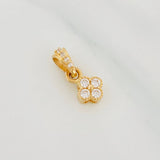 Dije Flor 0.75g / 1/2 in Oro Amarillo 18K