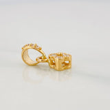 Dije Flor 0.75g / 1/2 in Oro Amarillo 18K