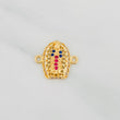 Herraje Virgen de Guadalupe 1.2g / 1/2 in Oro Amarillo 18K