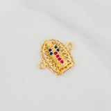 Herraje Virgen de Guadalupe 1.2g / 1/2 in Oro Amarillo 18K