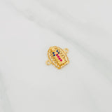 Herraje Virgen de Guadalupe 1.2g / 1/2 in Oro Amarillo 18K