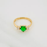 Anillo Corazón 1.85g / T6 1/4 Oro Amarillo 18K