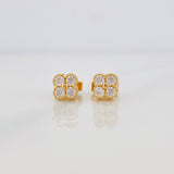 Topos Flor 1.35g / in / 5.1mm Oro Amarillo 18K