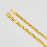 Cuban Links Bracelet Tibetan 2.15g / 7 3/4 in / 2.6mm 18K Yellow Gold