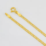 Pulso Cubano 1.05g / 7 3/4 in / 2.05mm Oro Amarillo 18K