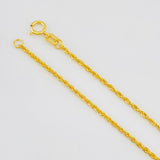 Pulso Lazo 0.6g / 7 1/2 in / 1.4mm Oro Amarillo 18K
