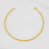 Pulso Lazo 1.2g / 7 1/2 in / 2.1mm Oro Amarillo 18K