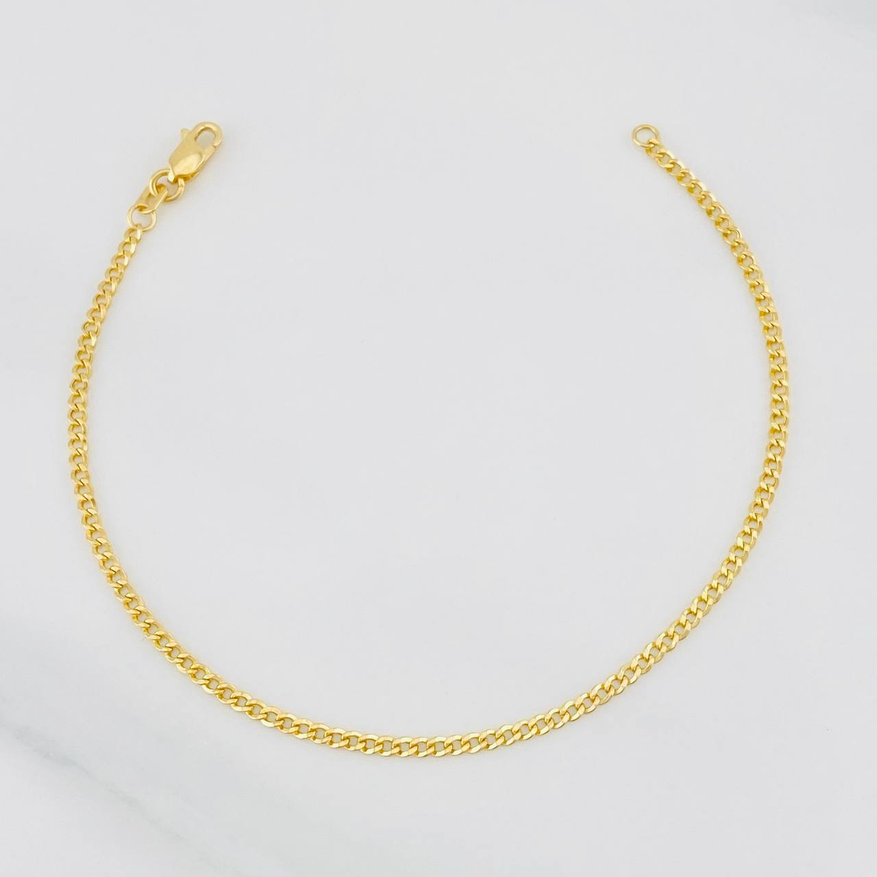 Pulso Cubano 1.15g / 7 in / 1.8mm Oro Amarillo 18K