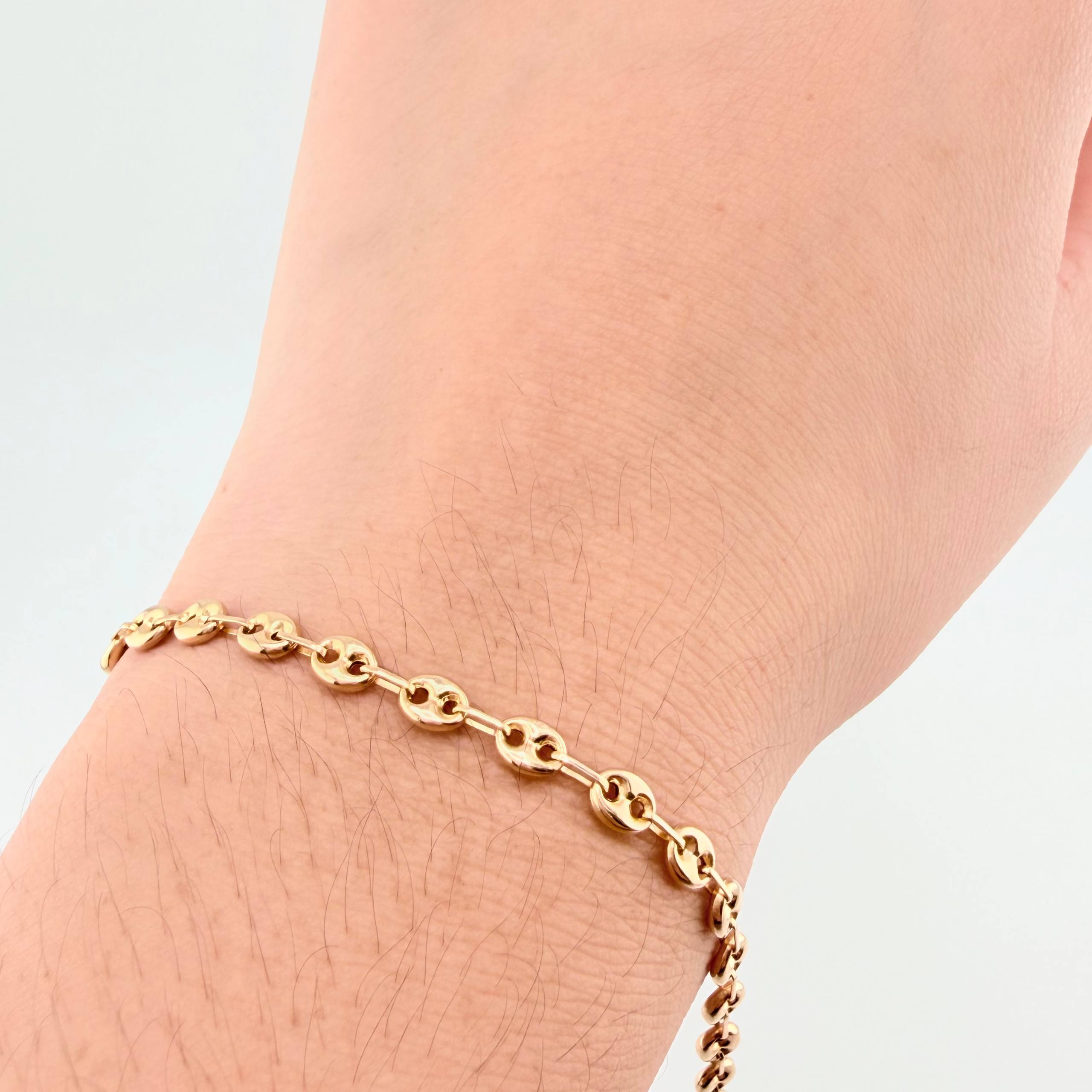 Pulso GC 2.05gr / 6 1/2 in / 4mm Oro Amarillo 18K ©