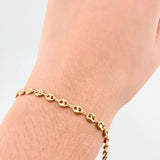 Pulso GC 2.05gr / 6 1/2 in / 4mm Oro Amarillo 18K ©