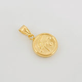 Dije Fe 0.9 g / 3/4 in Oro Amarillo 18K
