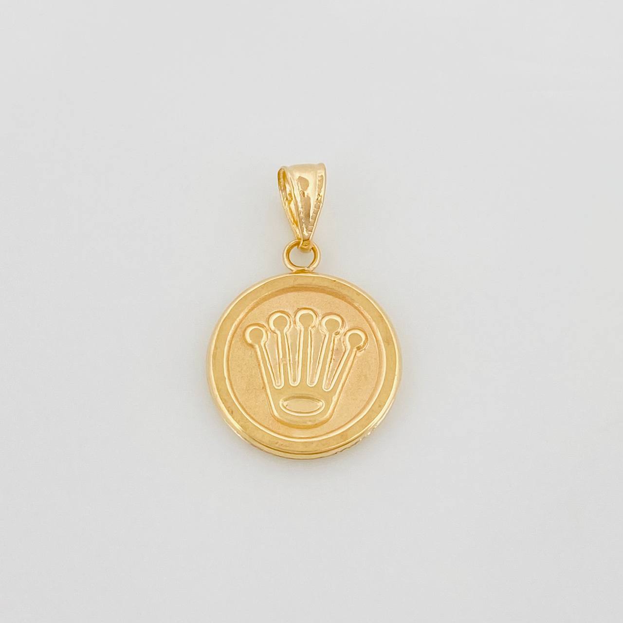 Dije Corona 1.25 g / 1 in Oro Amarillo 18K