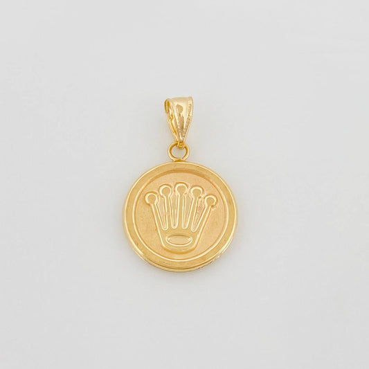 Dije Corona 1.25 g / 1 in Oro Amarillo 18K