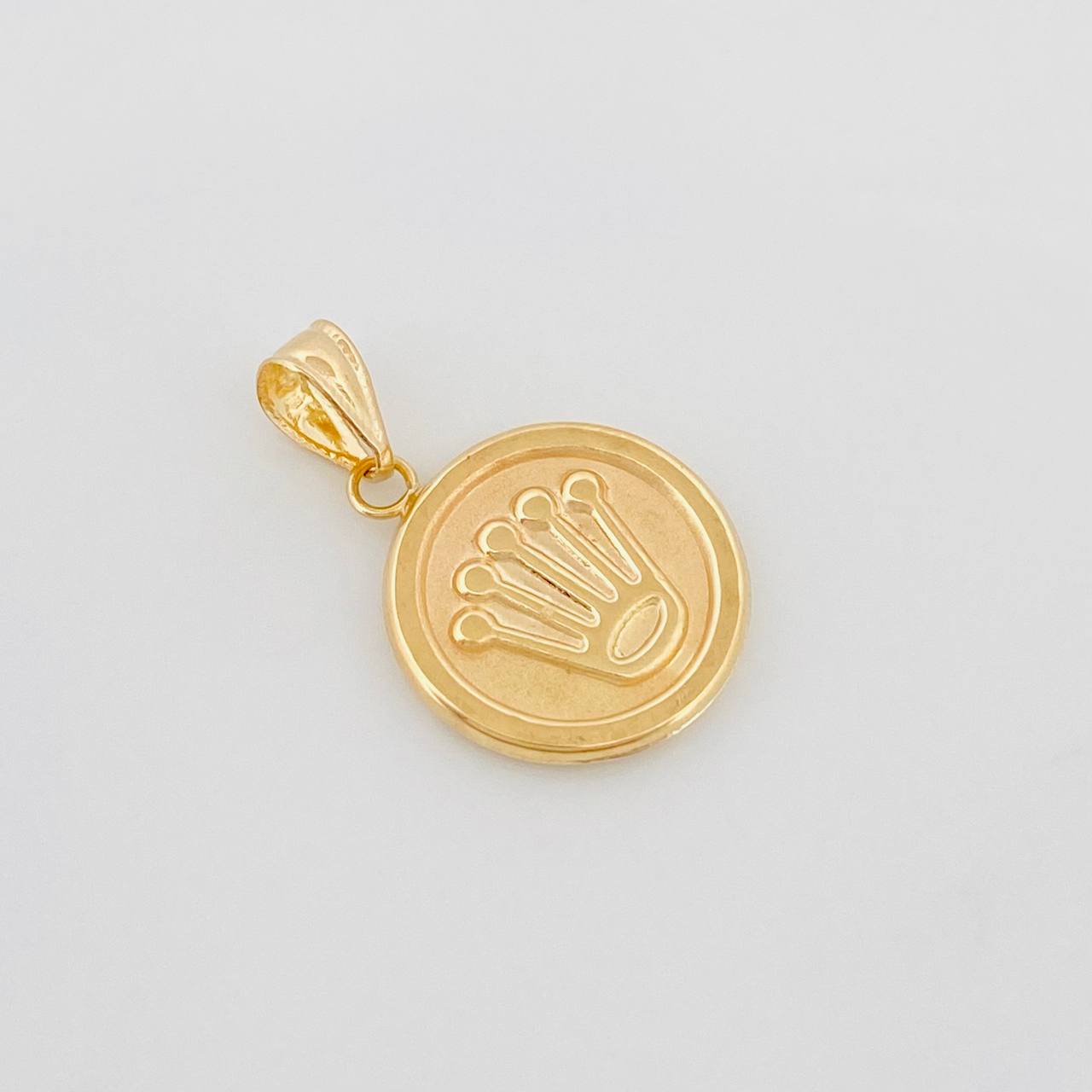 Dije Corona 1.25 g / 1 in Oro Amarillo 18K