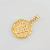 Dije Corona 1.25 g / 1 in Oro Amarillo 18K