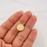 Dije Corona 0.85g / 3/4 in Oro Amarillo 18K