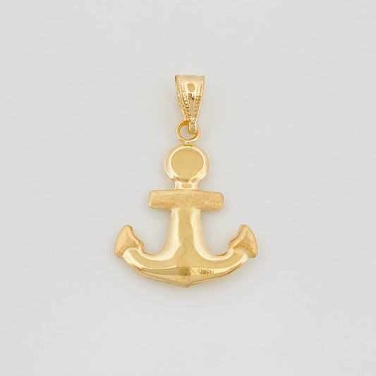 Dije Ancla 0.85 g / 1 in Oro Amarillo 18K
