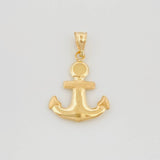 Dije Ancla 0.85 g / 1 in Oro Amarillo 18K