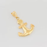 Dije Ancla 0.85 g / 1 in Oro Amarillo 18K