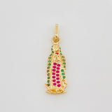Pendant Virgin of Guadalupe 1.65 g / 1 in Yellow Gold 18K