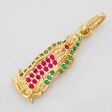 Pendant Virgin of Guadalupe 1.65 g / 1 in Yellow Gold 18K