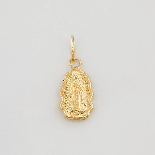 Dije Virgen De Guadalupe 0.65 g / 3/4 in Oro Amarillo 18K