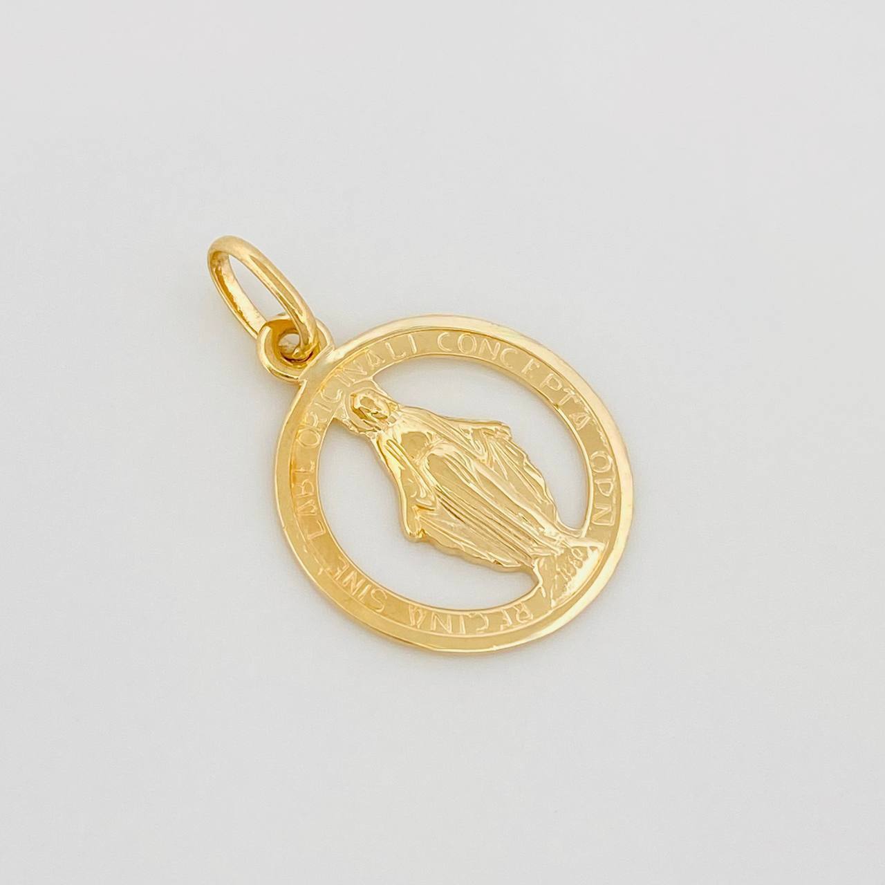 Pendant Miraculous Virgin 1.85 g / 1 in Yellow Gold 18K
