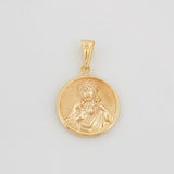 Sacred Heart of Jesus Pendant 1.4 g / 1 in Yellow Gold 18K