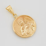 Sacred Heart of Jesus Pendant 1.4 g / 1 in Yellow Gold 18K