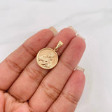 Sacred Heart of Jesus Pendant 1.4 g / 1 in Yellow Gold 18K