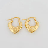 Hoop Earrings Bag 1.75 g / 3/4 in 18K Yellow Gold