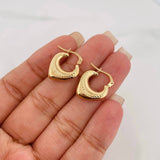 Hoop Earrings Bag 1.75 g / 3/4 in 18K Yellow Gold