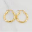 Hoop Earrings Bridget 1.55 g / 3/4 in Yellow Gold 18K
