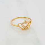 Anillo Corona 1.65 g / T7 1/4 Oro Amarillo 18K