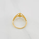 Crown Ring 15'S 1.4 g / T5 1/4 Yellow Gold 18K