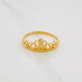 Crown Ring 15'S 1.65 g / T6 1/4 Yellow Gold 18K