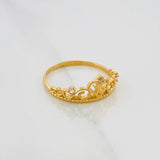 Crown Ring 15'S 1.65 g / T6 1/4 Yellow Gold 18K