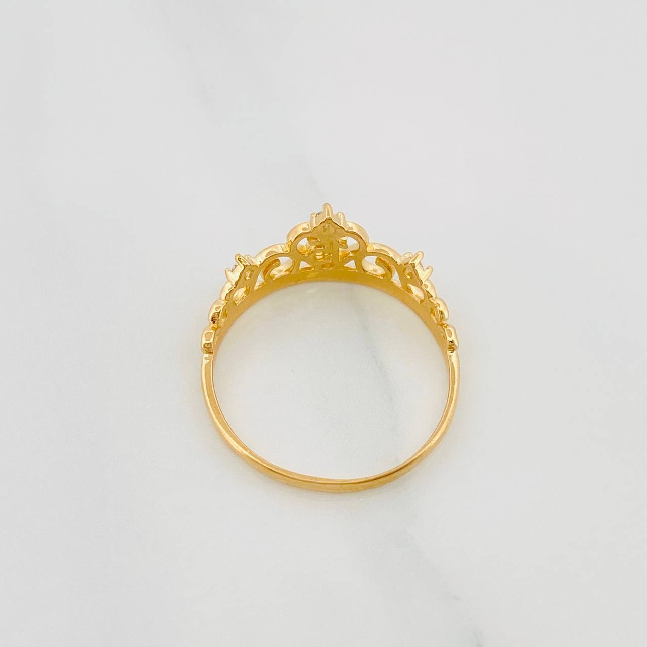 Crown Ring 15'S 1.65 g / T6 1/4 Yellow Gold 18K