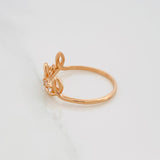 Wavy Line Crown Ring 1.8 g / Size 7 1/4 18K Rose Gold