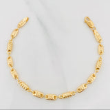 Rustic Bracelet Crown 3.85 g / 7 1/4 in / 4.29 mm 18K Yellow Gold