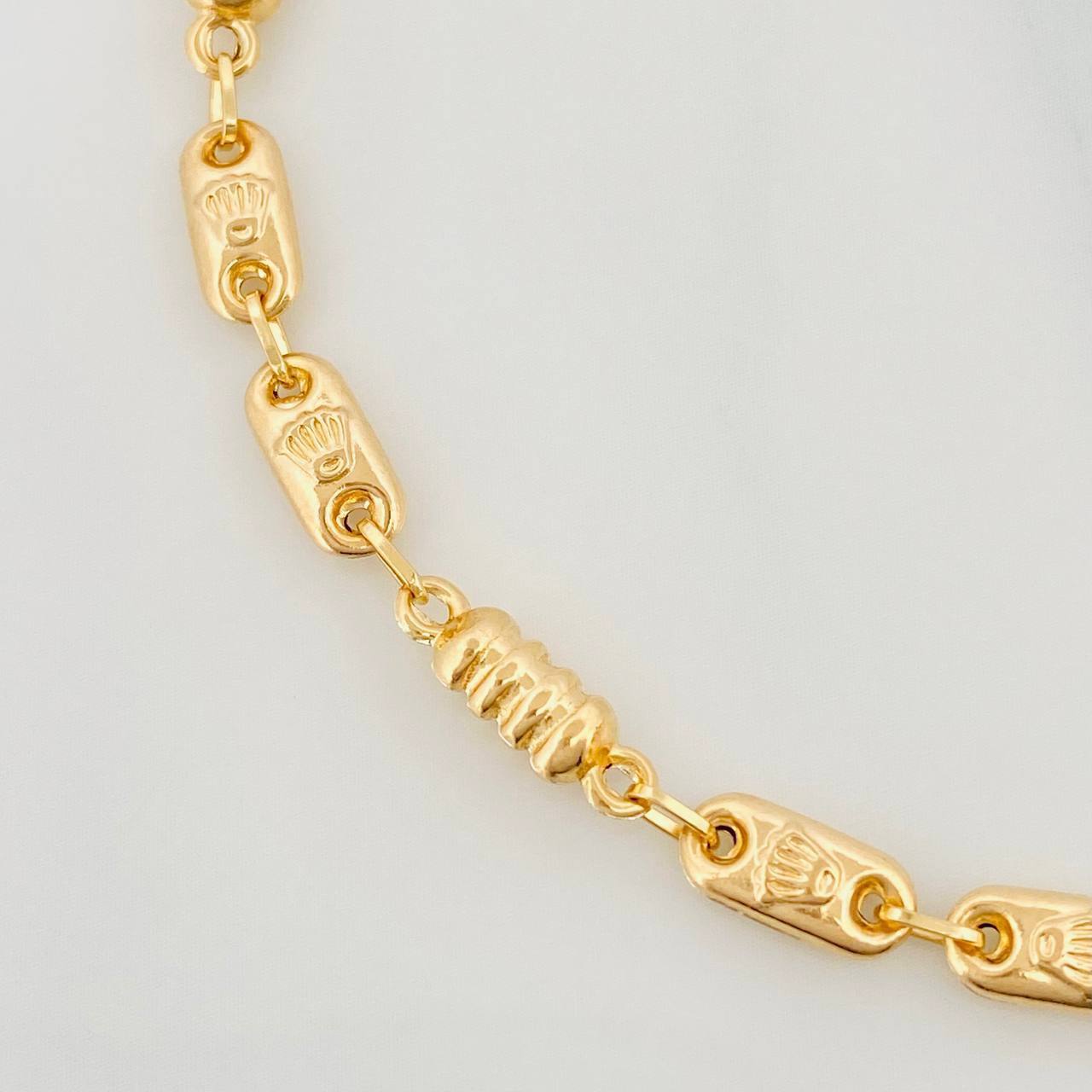 Rustic Bracelet Crown 3.85 g / 7 1/4 in / 4.29 mm 18K Yellow Gold