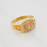San Benito Ring 4.65 g / Size 9 3/4 Three Golds 18K
