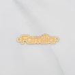 Herraje Placa Familia 0.7 g / 1 1/4 in Oro Amarillo 18K