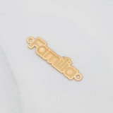 Herraje Placa Familia 0.7 g / 1 1/4 in Oro Amarillo 18K