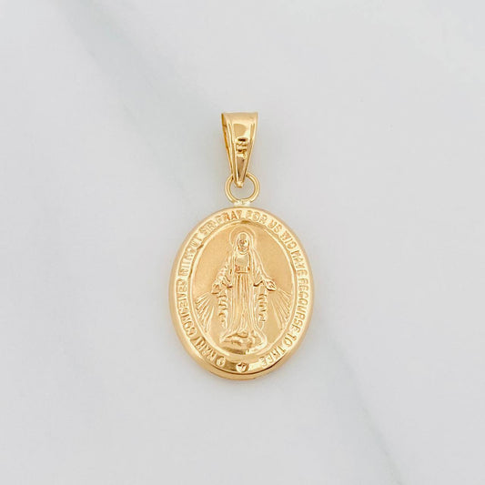 Dije Virgen De La Milagrosa 1.05 g / 3/4 in Oro Amarillo 18K