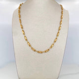 Cadena Rustica Barril Rombo 10.3 g / 24 1/4 in / 3.6 mm Oro Amarillo 18K
