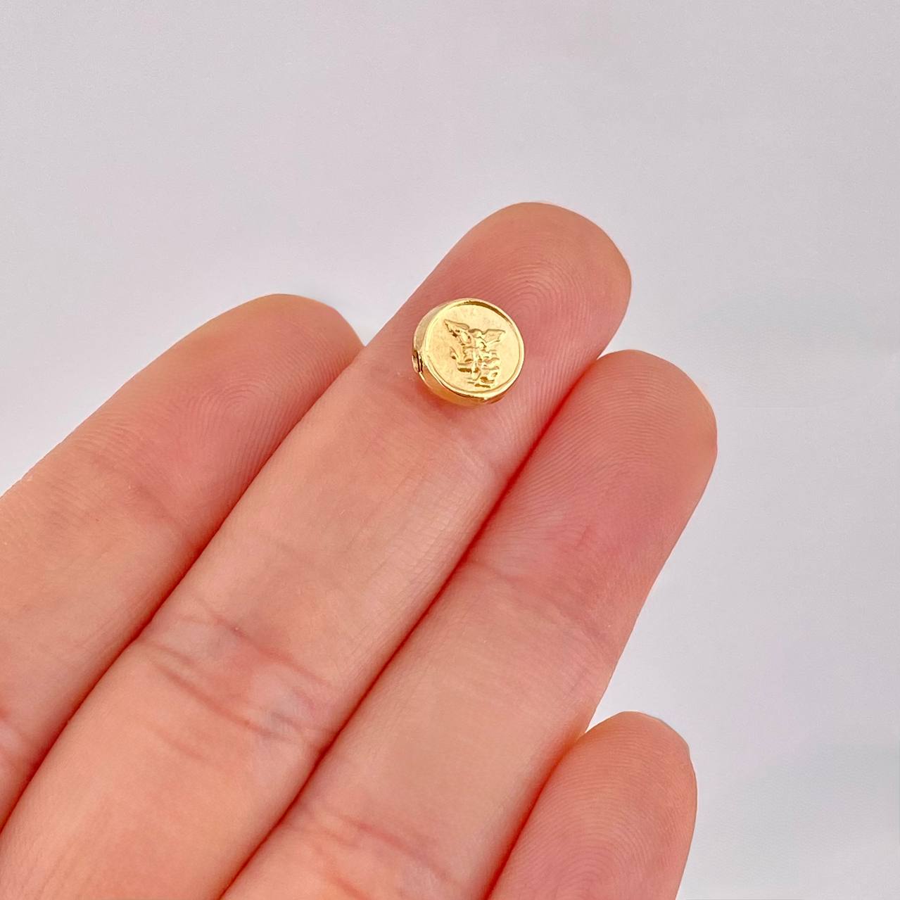 Charm San Miguel Arcangel 0.45g / 1/4 in Yellow Gold 18K
