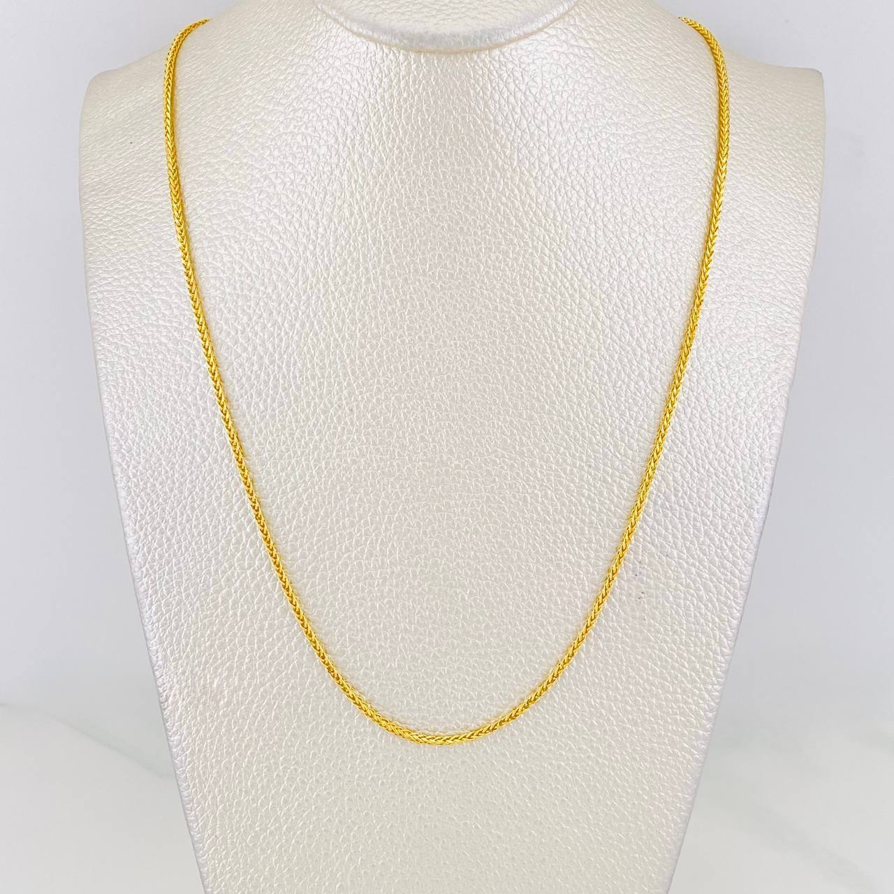 Cadena Franco 2.75g / 24 in / 1.5mm Oro Amarillo 18K